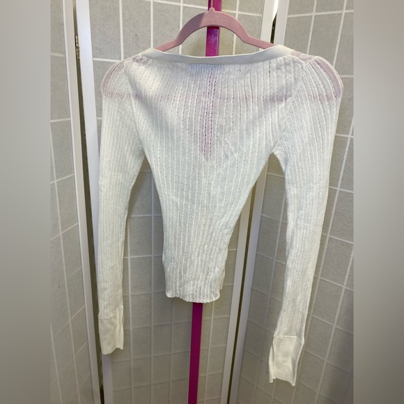 Weekday The Editor Ribbed Crop Top - Picture 4 of 7